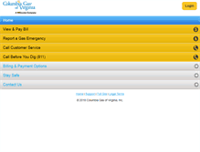 Tablet Screenshot of columbiagasva.com